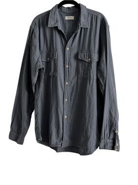 Rowan Leeds Double Layer Cotton Gauze Long Sleeve in Flint Gray
